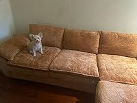 Review Image by The couch I love it it’s bigger than the picture and the color brights up my living room I’m so obsessed with it and installing it was super easy I did it by myself, but I would definitely buy from this seller again The couch I love it it’s bigger than the picture and the color brights up my living room I’m so obsessed with it and installing it was super easy I did it by myself, but I would definitely buy from this seller again