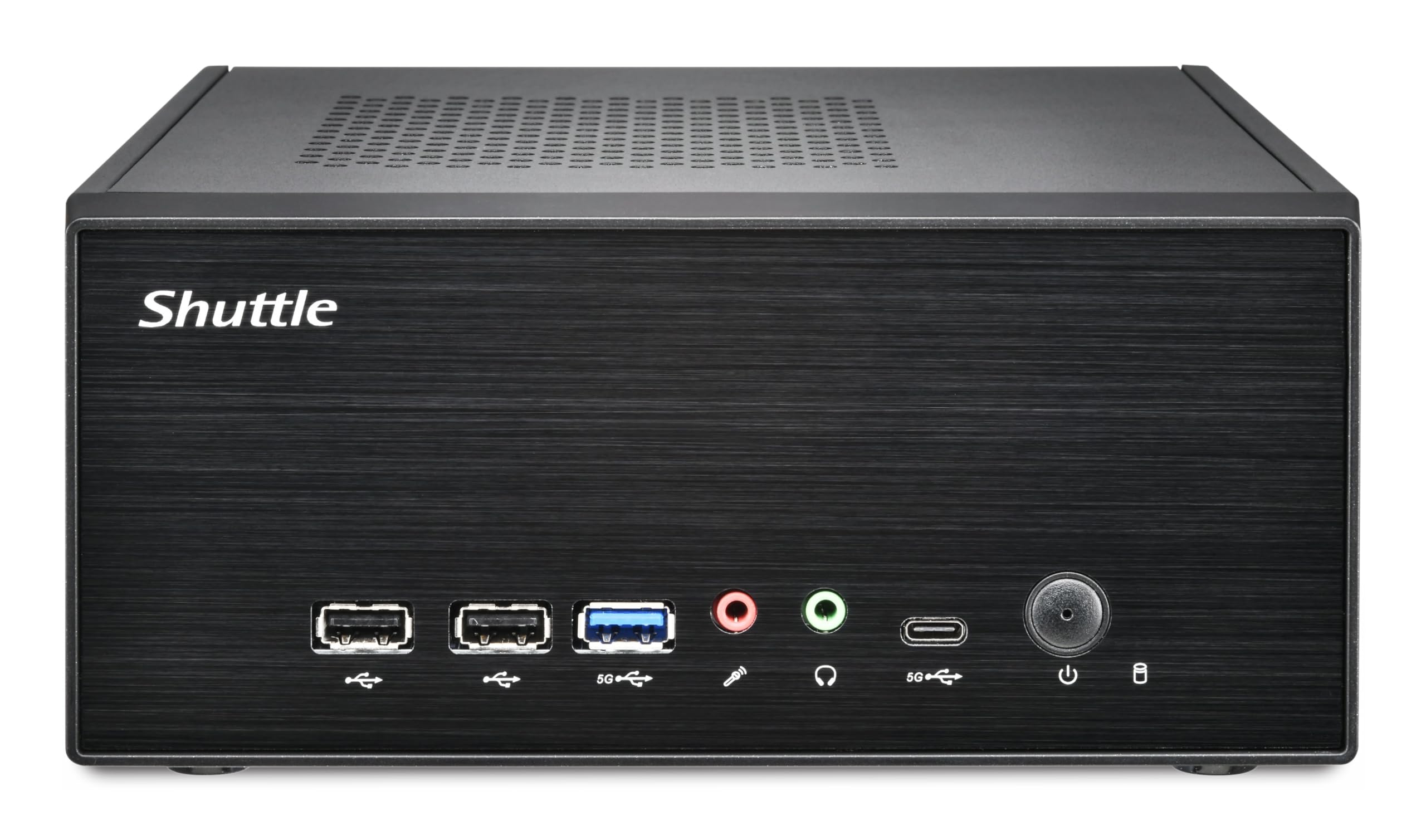 Shuttle XPC Slim Barebone XB860G2・S1851・Intel H860・1xDP・2xHDMI・2 PCIe Slots (1x 16X & 1x X1), (XB860G2)