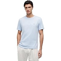 Tommy Hilfiger Uomo T-Shirt Maniche Corte Seasonal Solid Tee con Scollo Rotondo