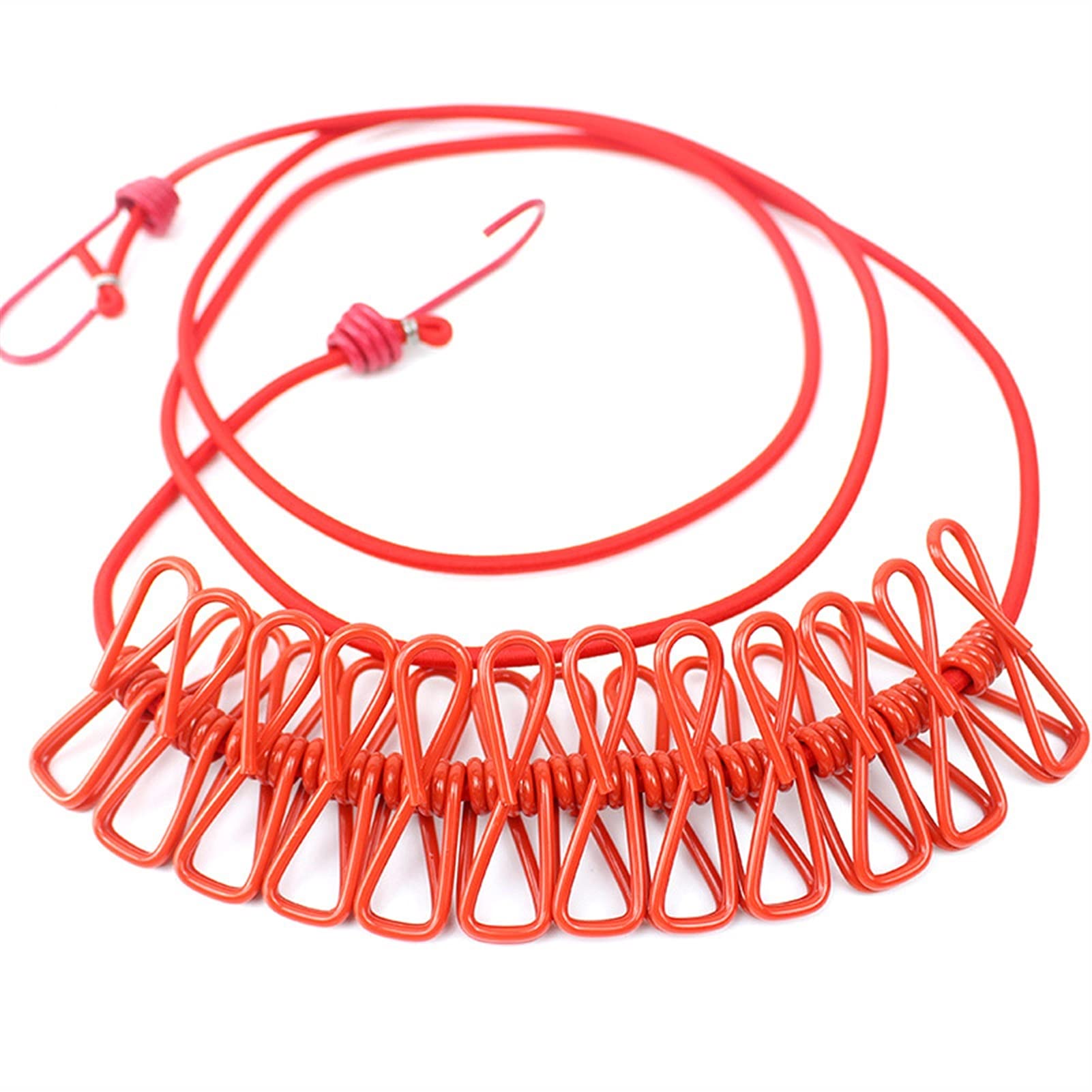 Faltbare Trockenständer Tragbare Wäscheleine Winddichte Kleidung Seil Trocknung Rack Tuch Hängende Linie Outdoor Camping Reisen Indoor Multifunktionswerkzeuge Für Wäsche, Indoor, Outdoor
