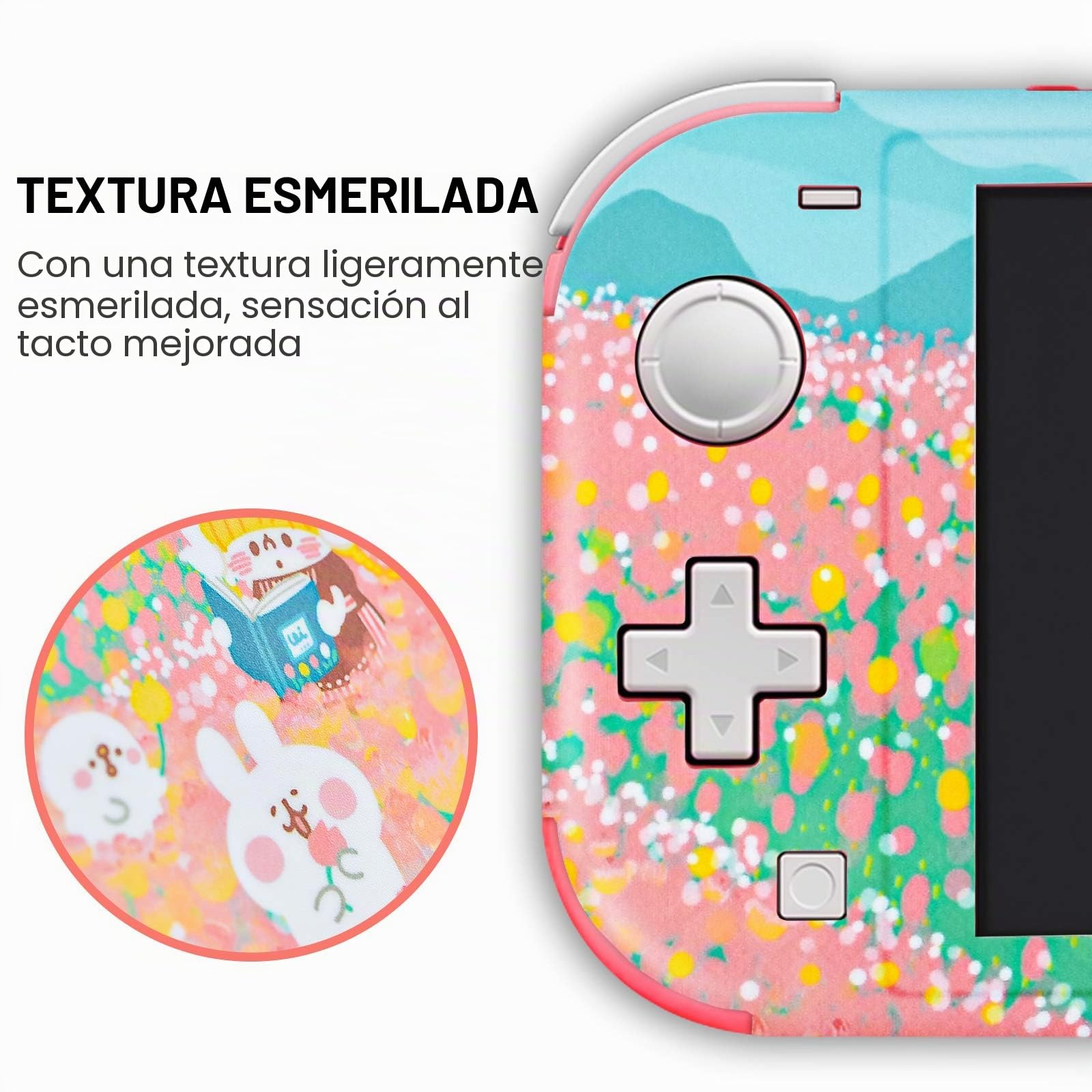 DLseego Switch Lite - Adhesivo de piel con bonito patrón de envoltura completa, compatible con Switch Lite, multicolor
