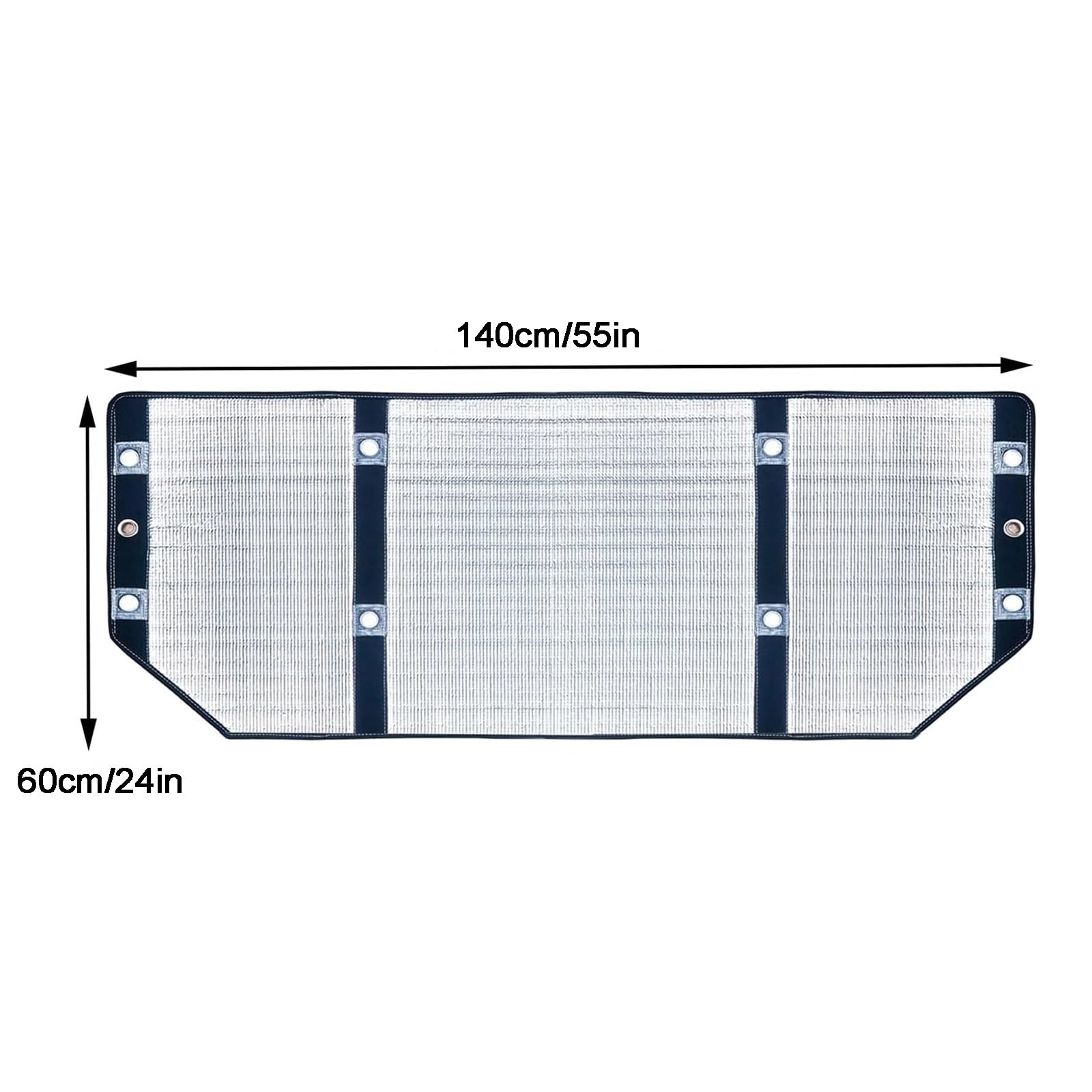 Klimaanlage Abdeckung Außengerät, Schalldämmende Wärmepumpe Abdeckung, Magnetischer Außenklimaanlage Staubschutz, Verlängerte Seitenabdeckung, Elastischer Metallhaken(140x60cm/55x24in)