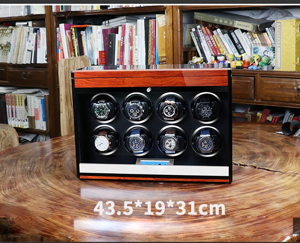 Rotomat do 8 zegarków automatycznych, cichy silnik, ekran LCD