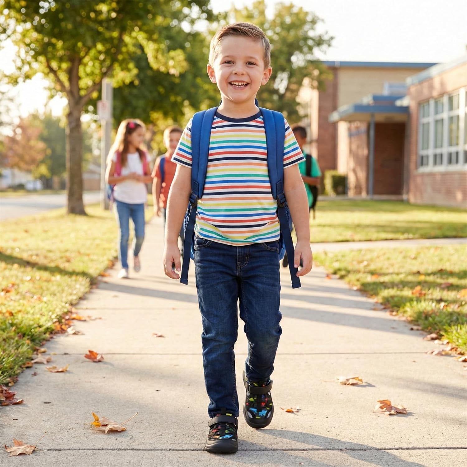 Scurtain Toddler Shoes Boys Girls Kids Sneaker Breathable Walking Shoes for Kids Boys Girls Toddler - Image 2