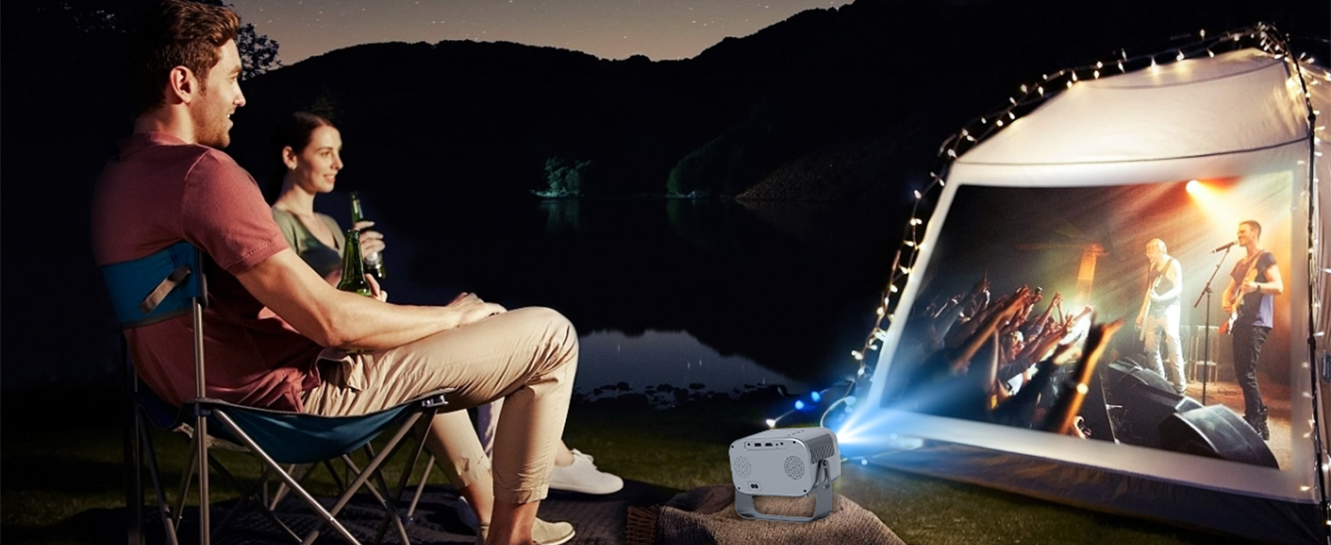 Auto Keystone Correction Projector XBJ 360 Portable Projector With WiFi ...