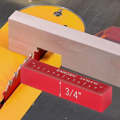 Miniatura 4 de Juego de 8 barras de configuración de aluminio de precisión para enrutador y sierra de mesa, accesorios de carpintería, barras incluyen marcas de