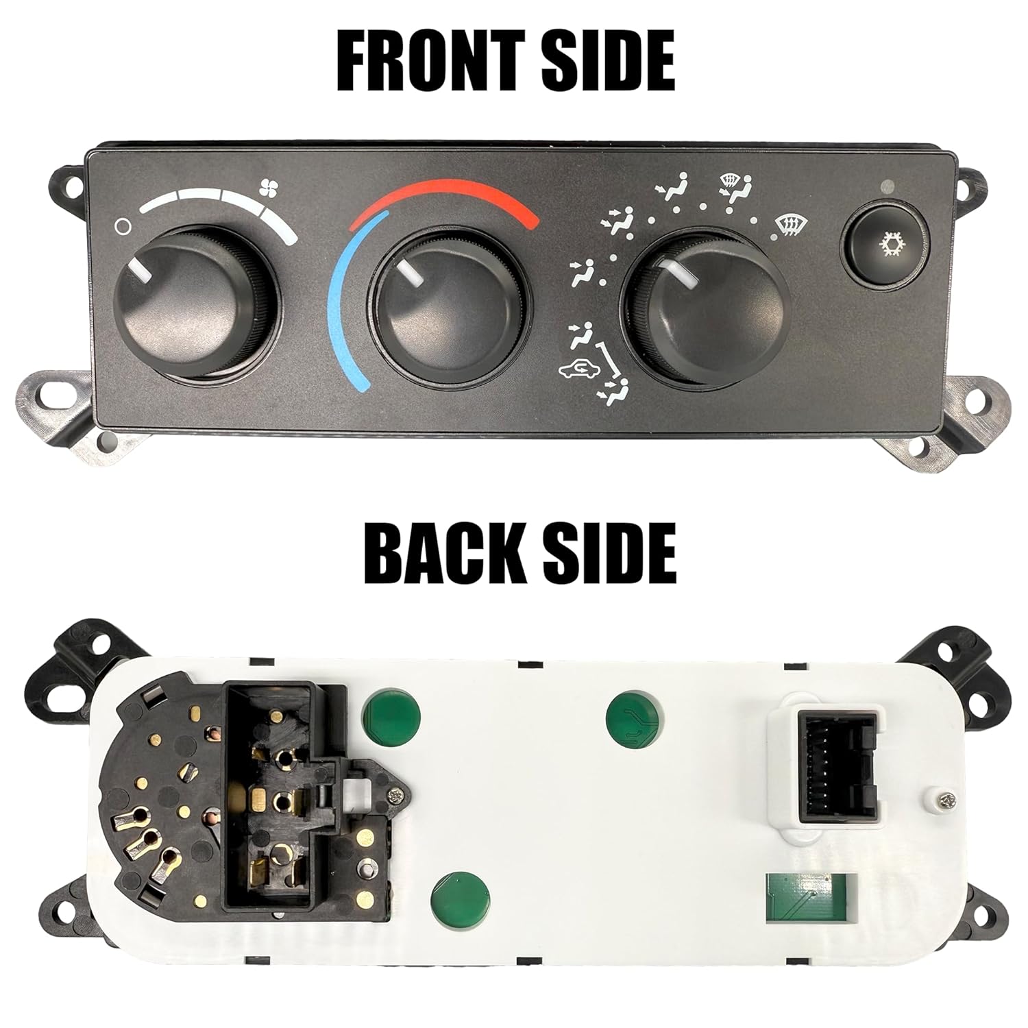 Compatible with Air Conditioning Heater Climate Control Module Compatible with Dodge Ram 3500/2500/1500 & Dakota 2005-2011, Replaces 55057078AA,55057078AB,55057079AB 55057079AA P55057079AB,P55056754AB