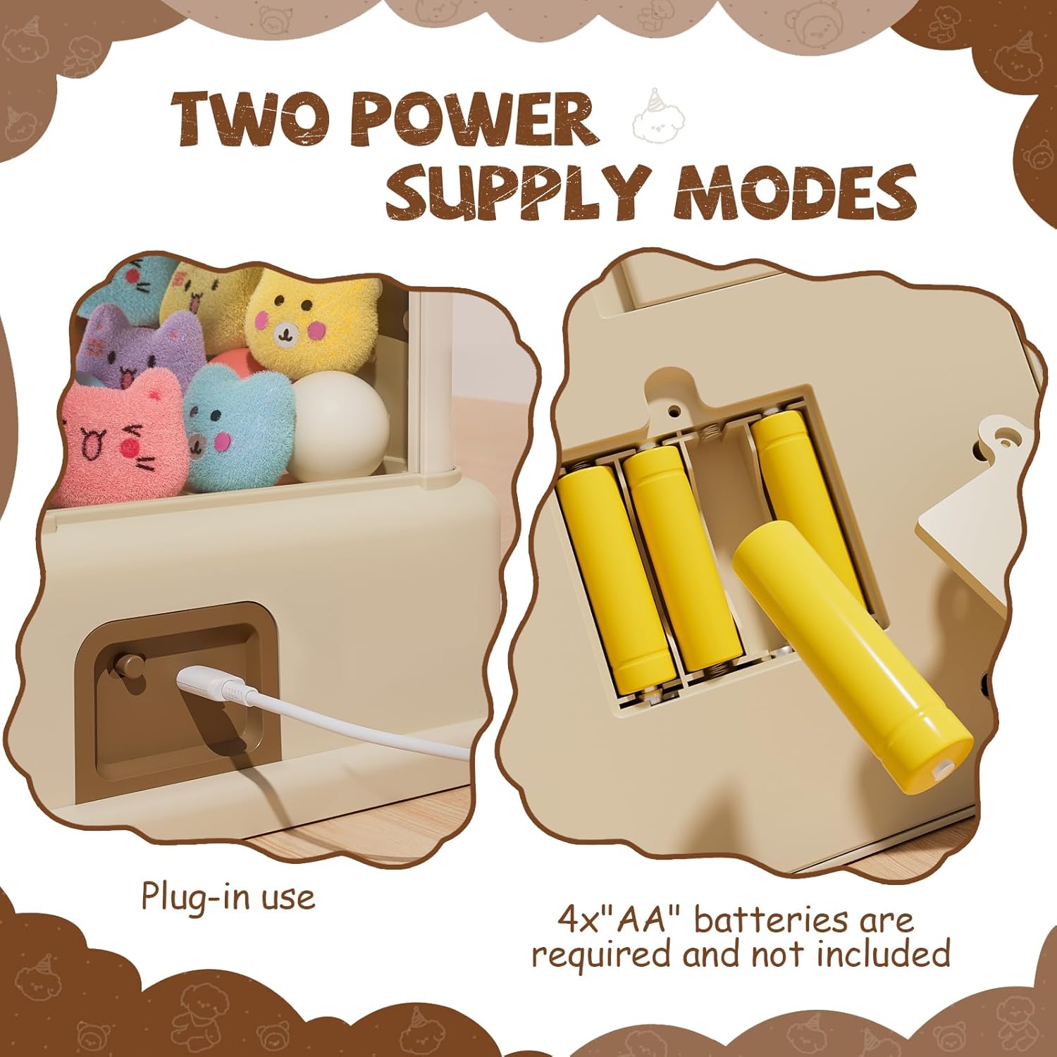 57 PCS Large Claws Machine Toys for 3 4 5 6 7 8 Years Old Girls, Claw Machine for Kids Girls Boys with Sound & Light, Vending Claw Machine Arcade Game Toys for Kids Ages 3-4 4-6 4-8