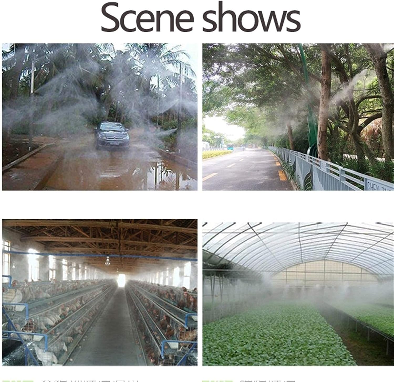 40pcs Misting Nozzle Kit for Cooling System Stainless Steel Mister Nozzles High Pressure 3/16" Threaded, Garden Water Mister, Fog Nozzles, Anti-drip Fogging Spray Head (Size : 0.2mm)