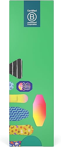 Miniatura 5 de Welly Bandage Family Pack  Tela flexible adhesiva y vendajes impermeables  Formas y patrones surtidos para cortes menores, rasguños y heridas  80