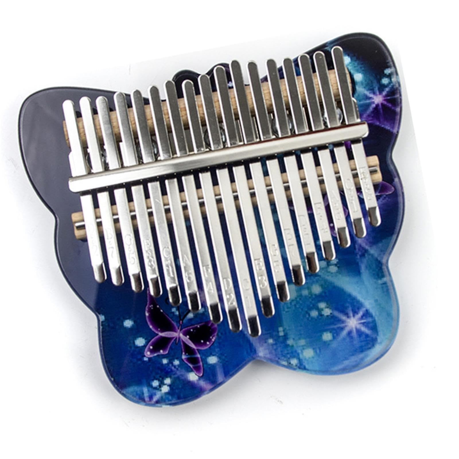 Przenośna Kalimba 17 Nut Kryształowa Kalimba