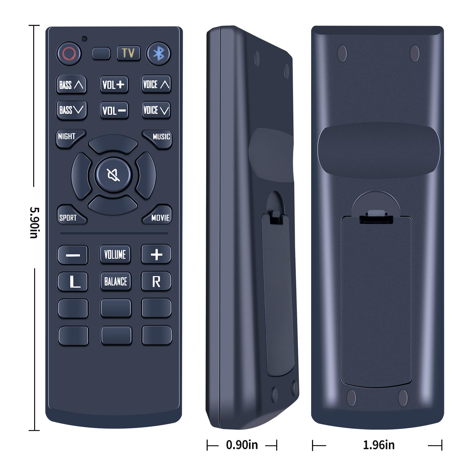 PZL Telecomando di ricambio per Polk React Review Sound Bar