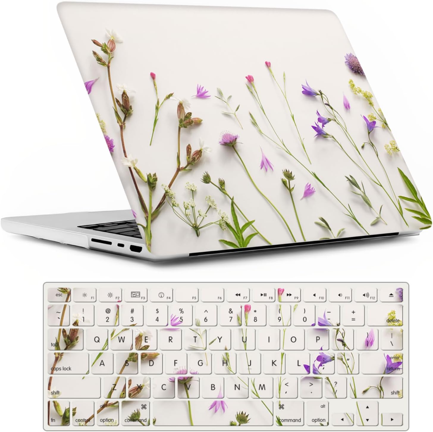 MacBook Pro 14 Inch Case Compatible with 2023 2021 Release M2 A2779 A2442 M1 Pro/Max, Hard Plastic Laptop Protective Shell and Keyboard Cover, Music Theme