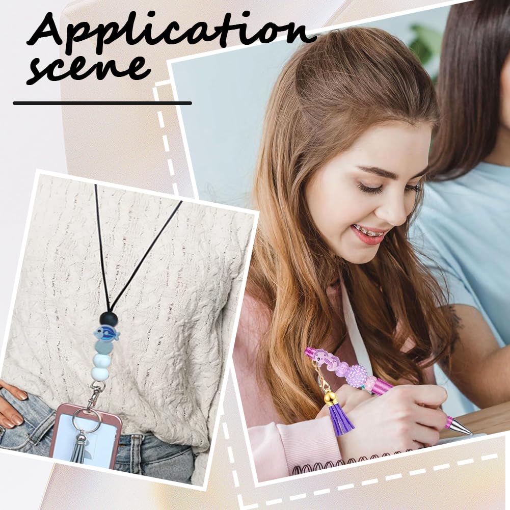 SUNNYCLUE 10 Stück Meerestier-Silikonperlen – Meerjungfrau, Fisch, Schildkröte, Für Armband & Schlüsselanhänger