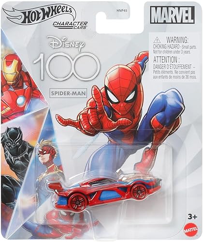 Miniatura 3 de Hot Wheels Disney Character Cars 100 Years Special Edition Series Juego completo de 8 vehículos fundidos a presión en caja de fabricación de