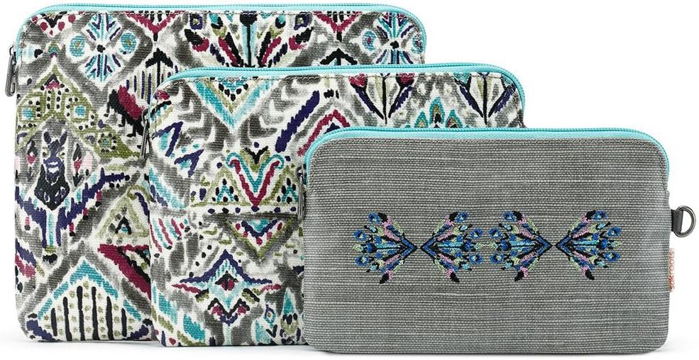 Sakroots Artist Circle 3 PC Cosmetic Case