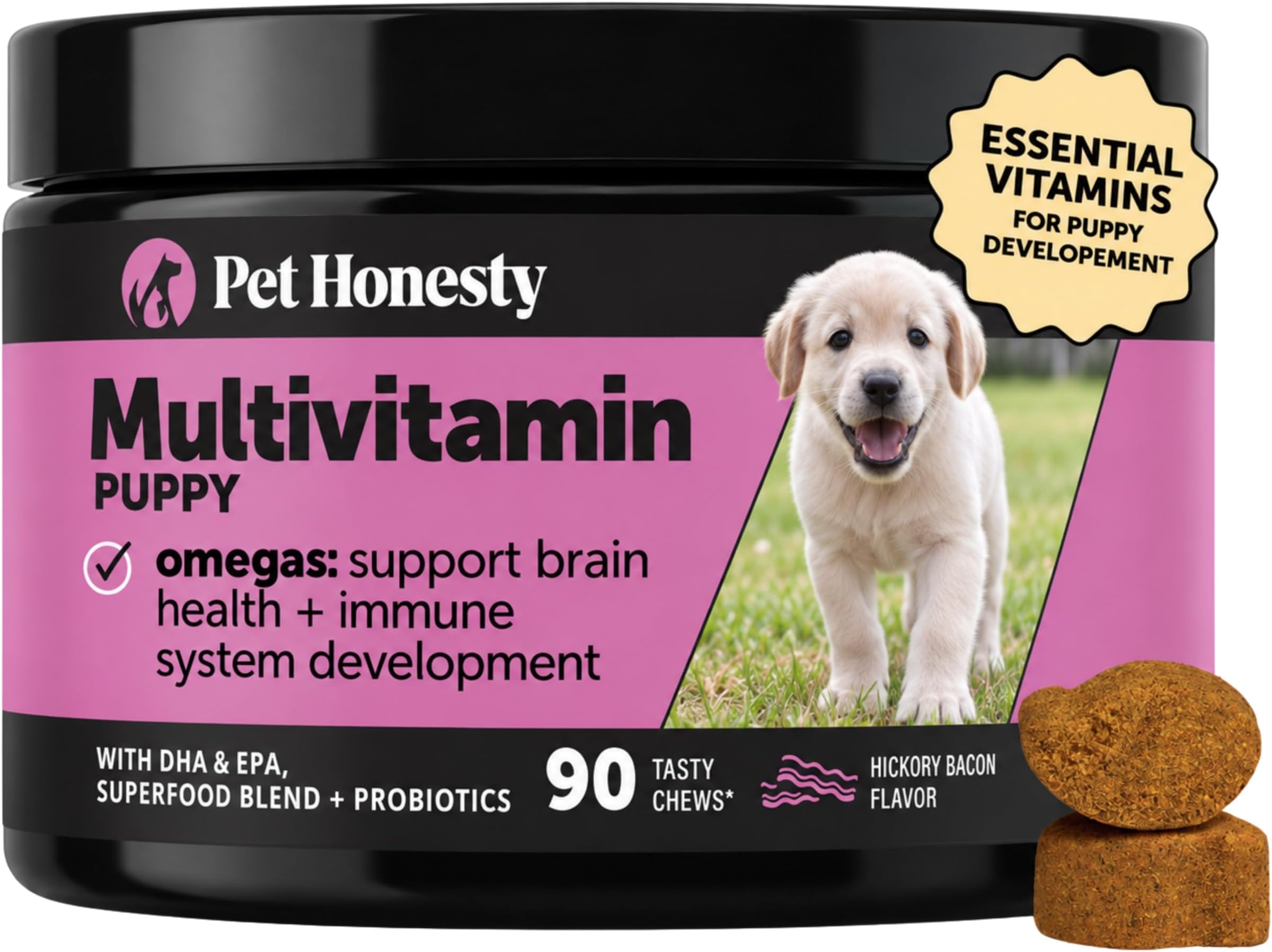 - Vet Recommended Puppy Multivitamin, 90 Ct, Duck