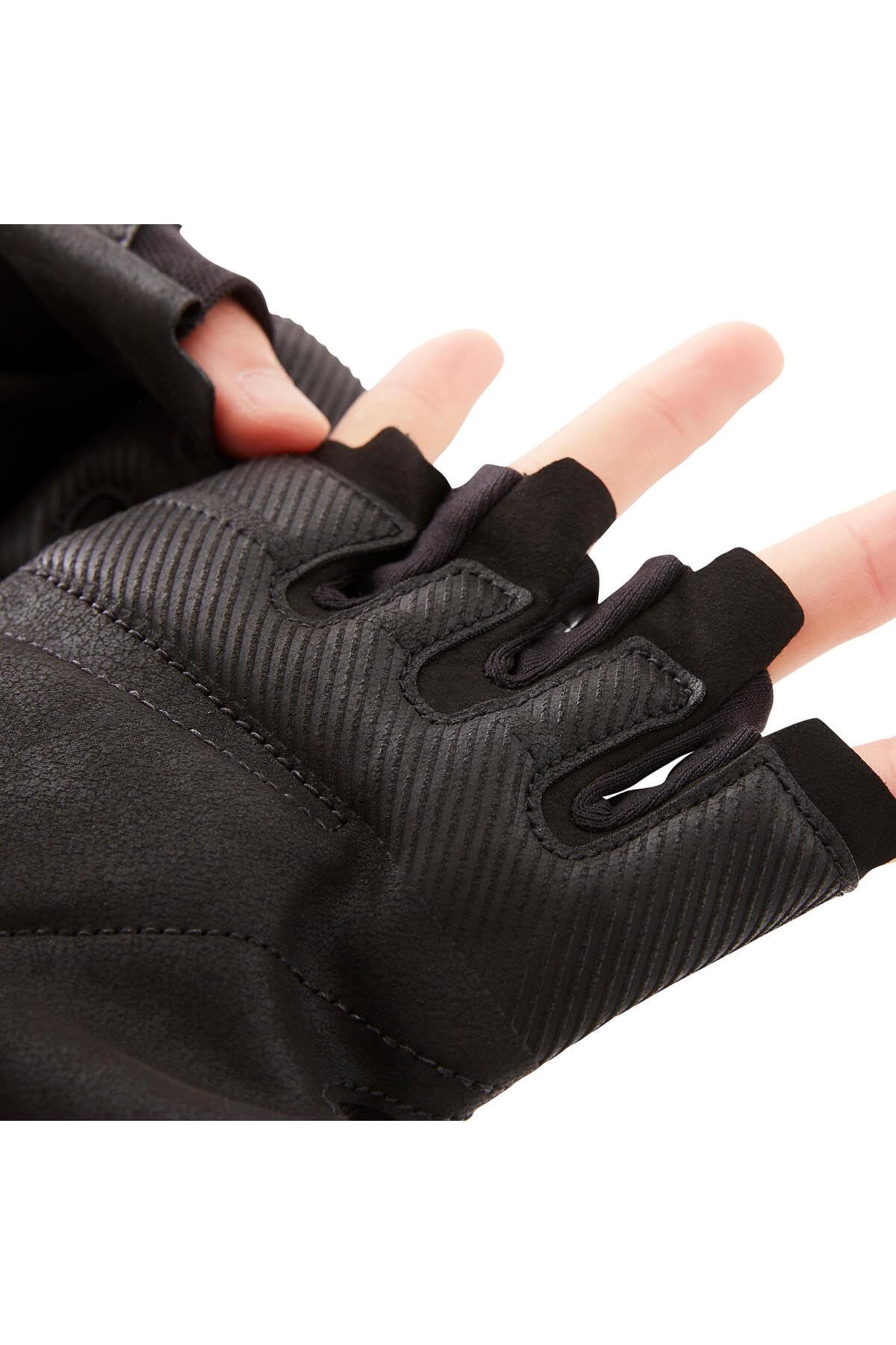 Domyos Decathlon 500 Weight Training Glove, Black Cuff, EU Large Sports, Fitness & Outdoors