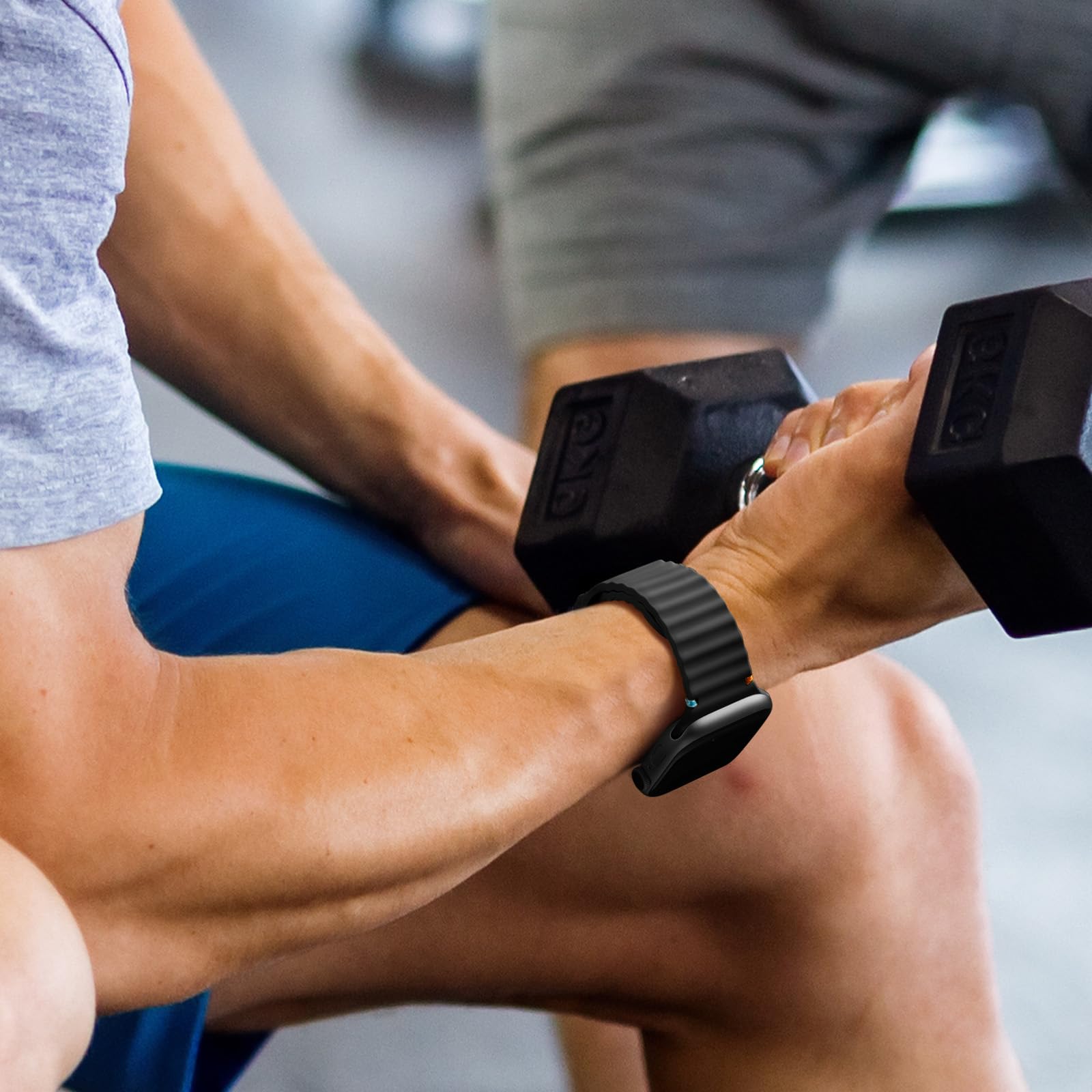 Netolo Sportowy pasek kompatybilny z Apple Watch 10, 46 mm, 44 mm, 45 mm, 49 mm, 42 mm, miękki silikon, zapasowy pasek kompatybilny z iWatch SE Series 10, 9, 8, 7, 6, 5, 4, 3, 2, 1, Ultra, dla