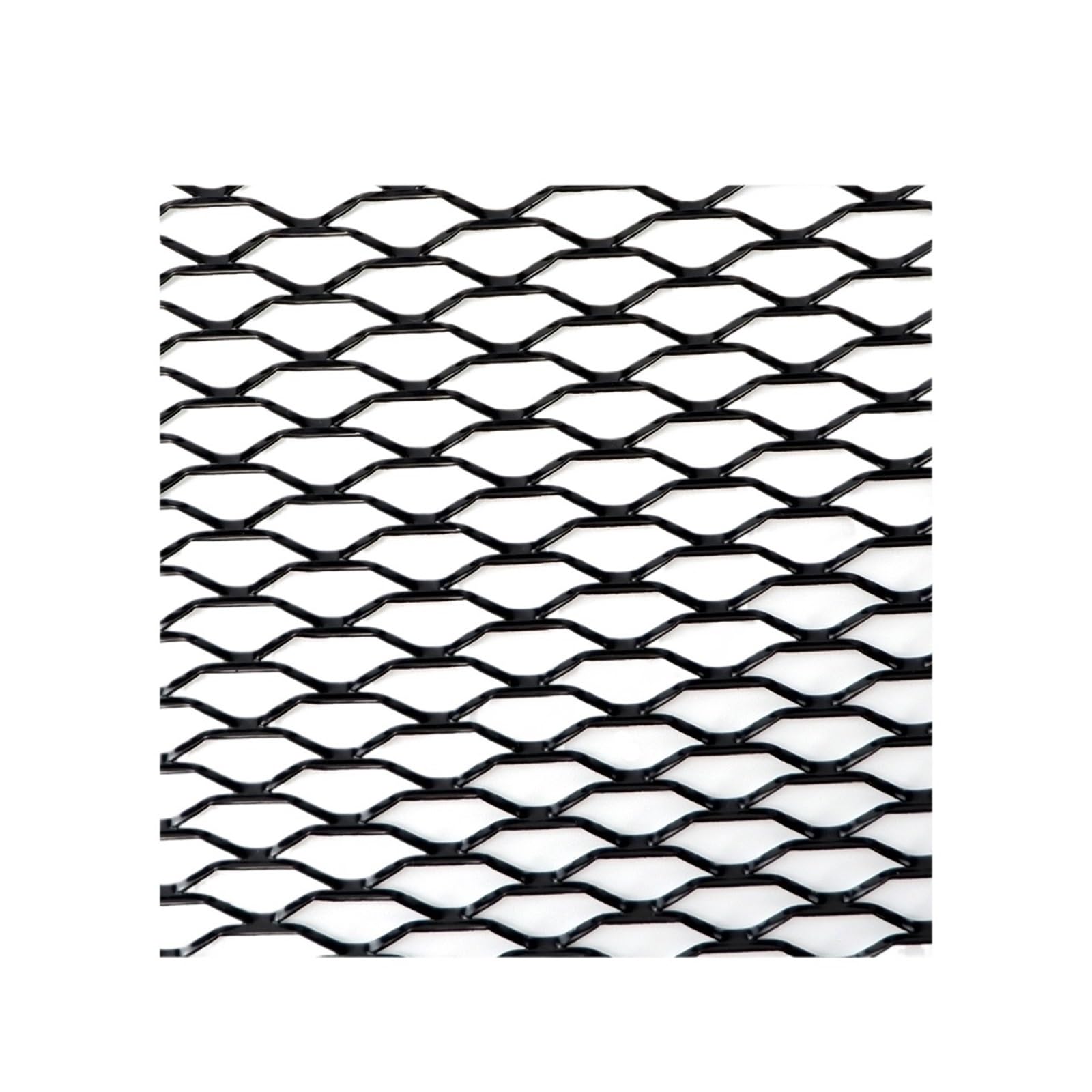 FLFHDUP Side Vent Decor Sticker 120cm X 40cm Aluminium Racing Car Truck Bumper Grille Grill Mesh Net Vent Black Silver Universal Car Fender Side Vents(Black Seagull 8x25mm)