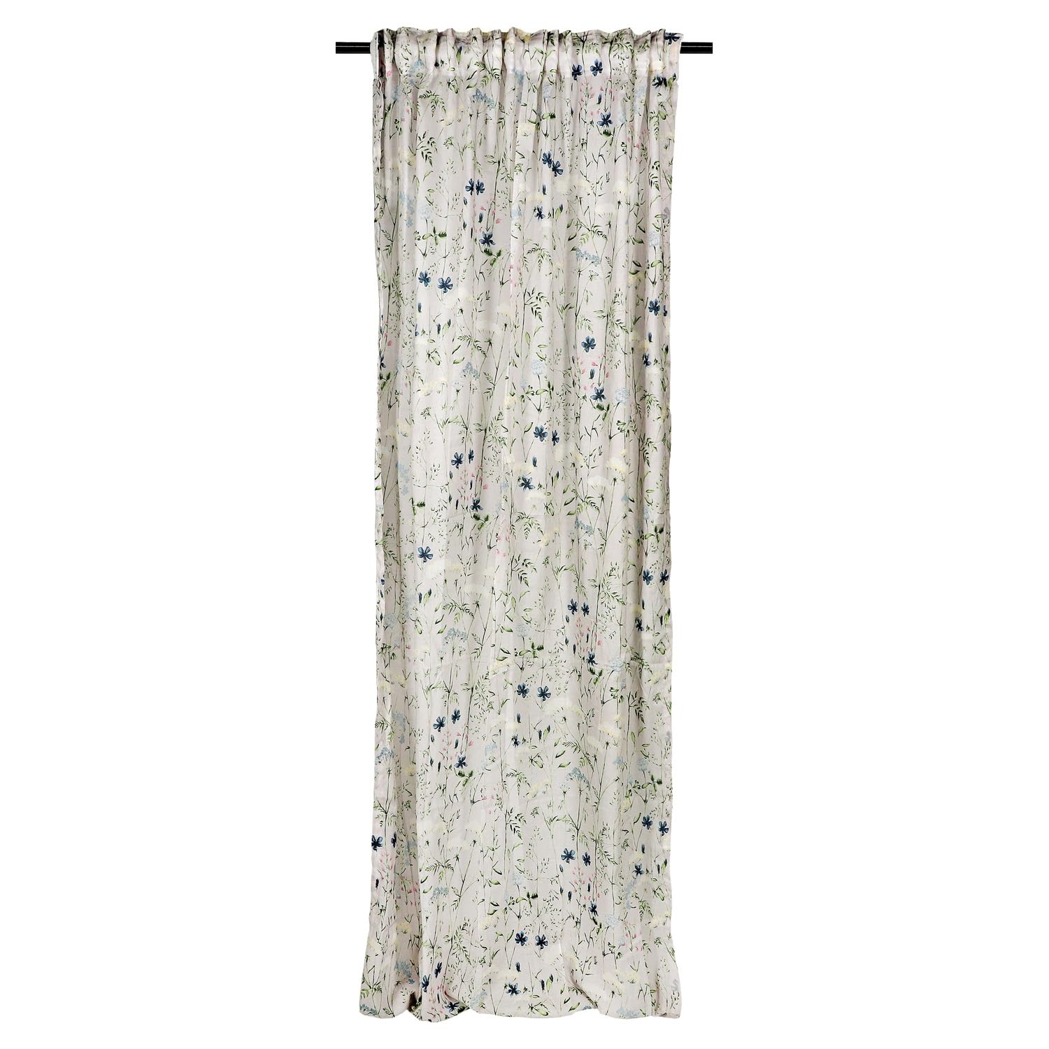 Schöner Wohnen Vorhang mit verdecktem Schlaufenband Herbarium Farbe Multi Größe 130x250