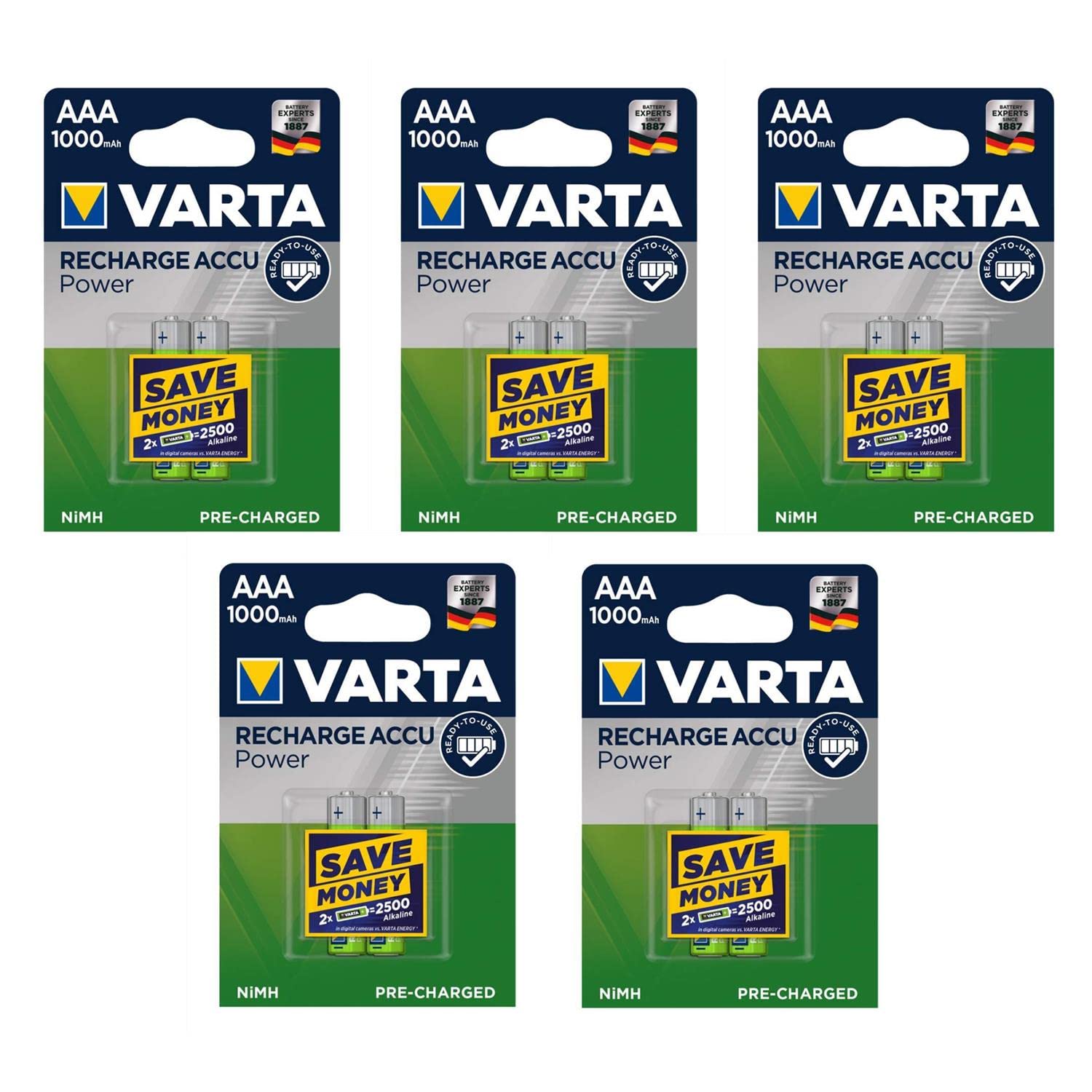Varta Professional Batteries Micro/AAA 1,2 V