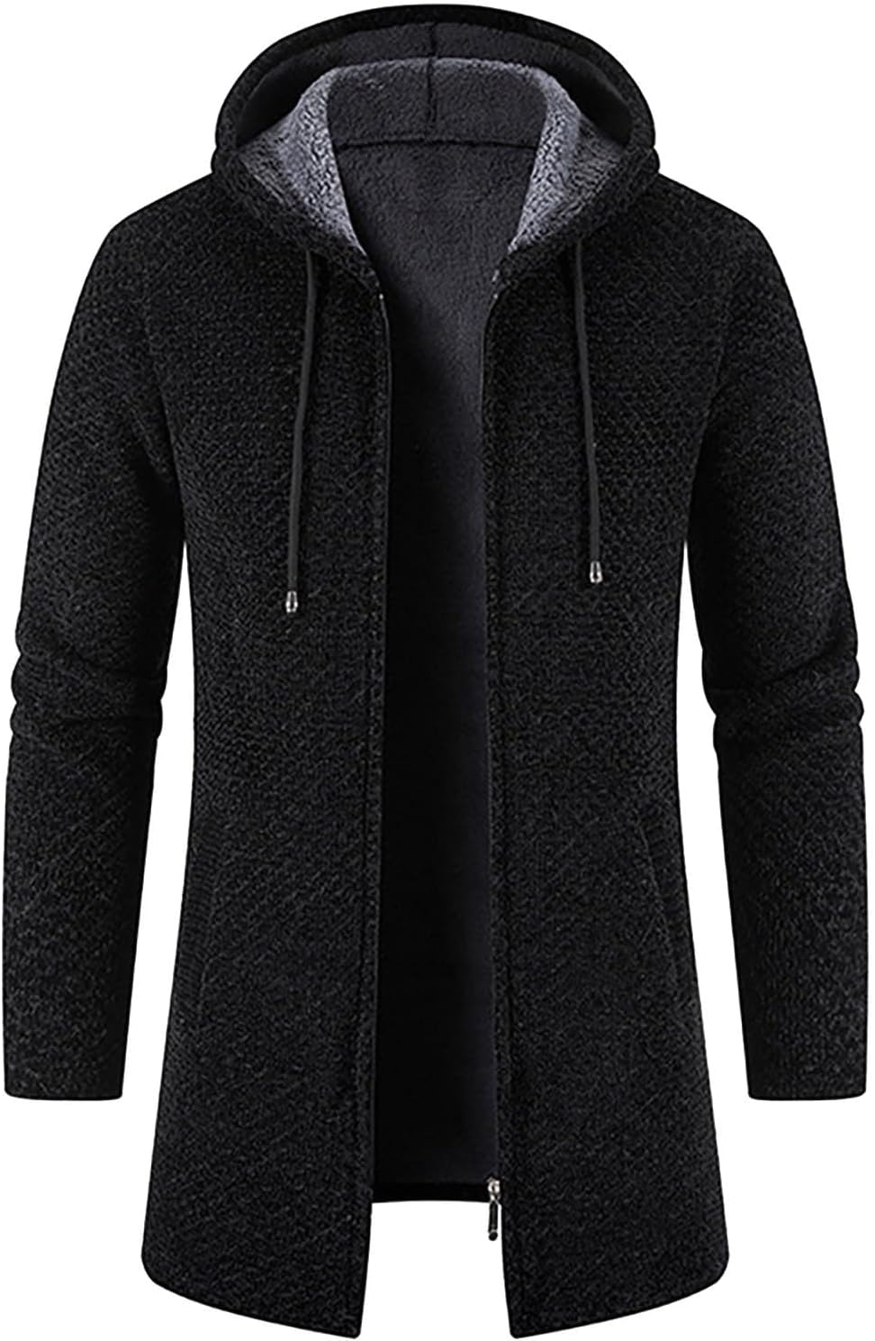 Ymosrh Mens Sweater Winter Men's Cashmere Thickened Medium and Long Sweaters Knitwear Men Holiday Sweater