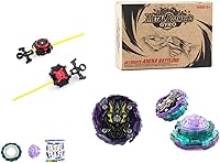Vista 1 de Bey Fusion Dread Bahamut Blades Bey Burst Blade Battling Top Left and Right String Launcher Blade es compatible con Booster Burst Blade Spinning