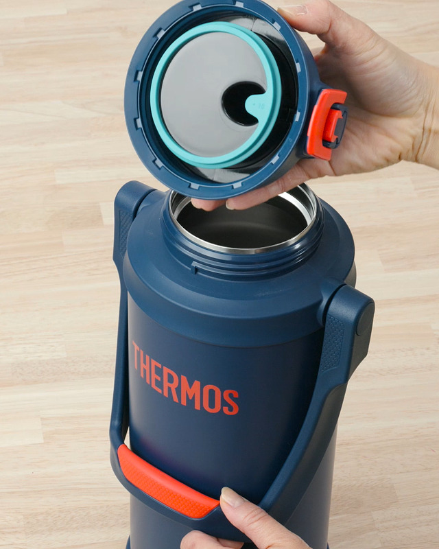 Amazon｜サーモス 水筒 真空断熱スポーツジャグ 3.0L ネイビーレッド