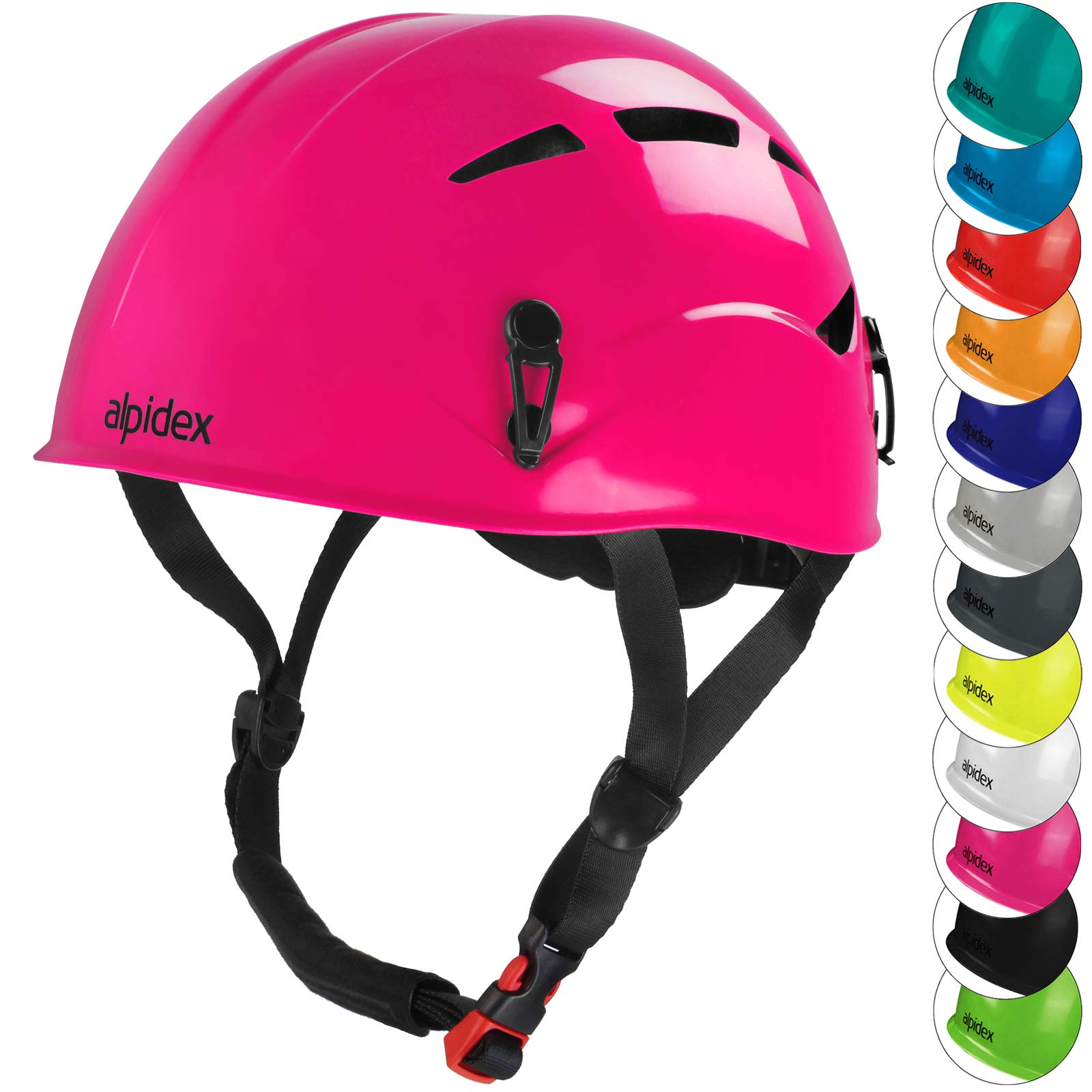 ALPIDEX Casco per arrampicata de adolescenti e adulti EN 12492 casco alpinismo en diversi colori