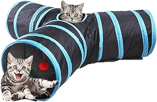 Pet Play Tunnel Tube, Cat Pet Indoor Tunnel, Portable Interactive Pet Adventure Tunnel Toy, Interactive Cat Springs Toys for Cats, Dogs, Small Pets, Rabbits Kumprohu