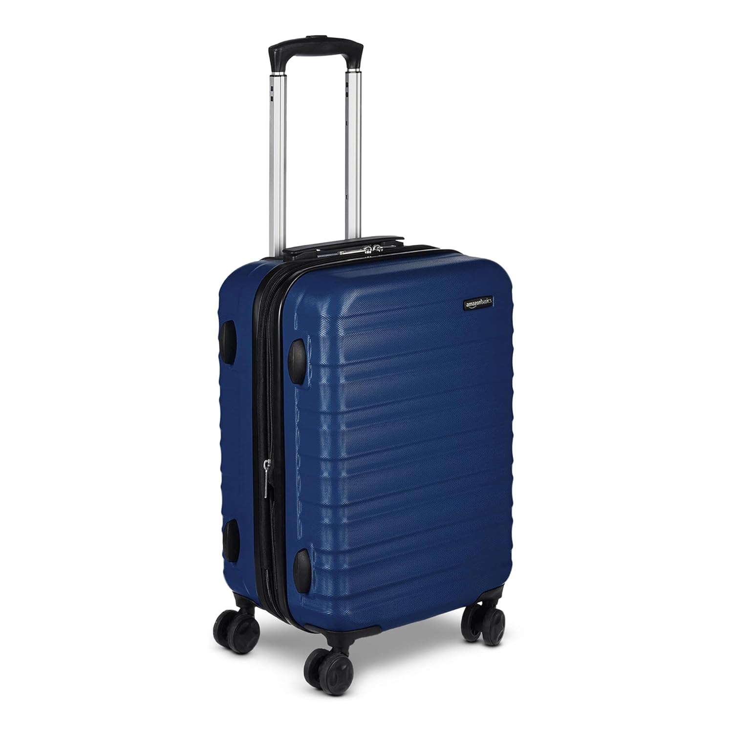 Amazon Basics 21 Hardside Carry-On Luggage with Multi-directional Wheels Expandable for Up to 25 More Space Scratch-Resistant Surface