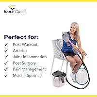 Vista 4 de Unidad renovada de terapia FrozenHeat para tratamiento de crioterapia caliente y fría con almohadillas de fijación reutilizables para espalda