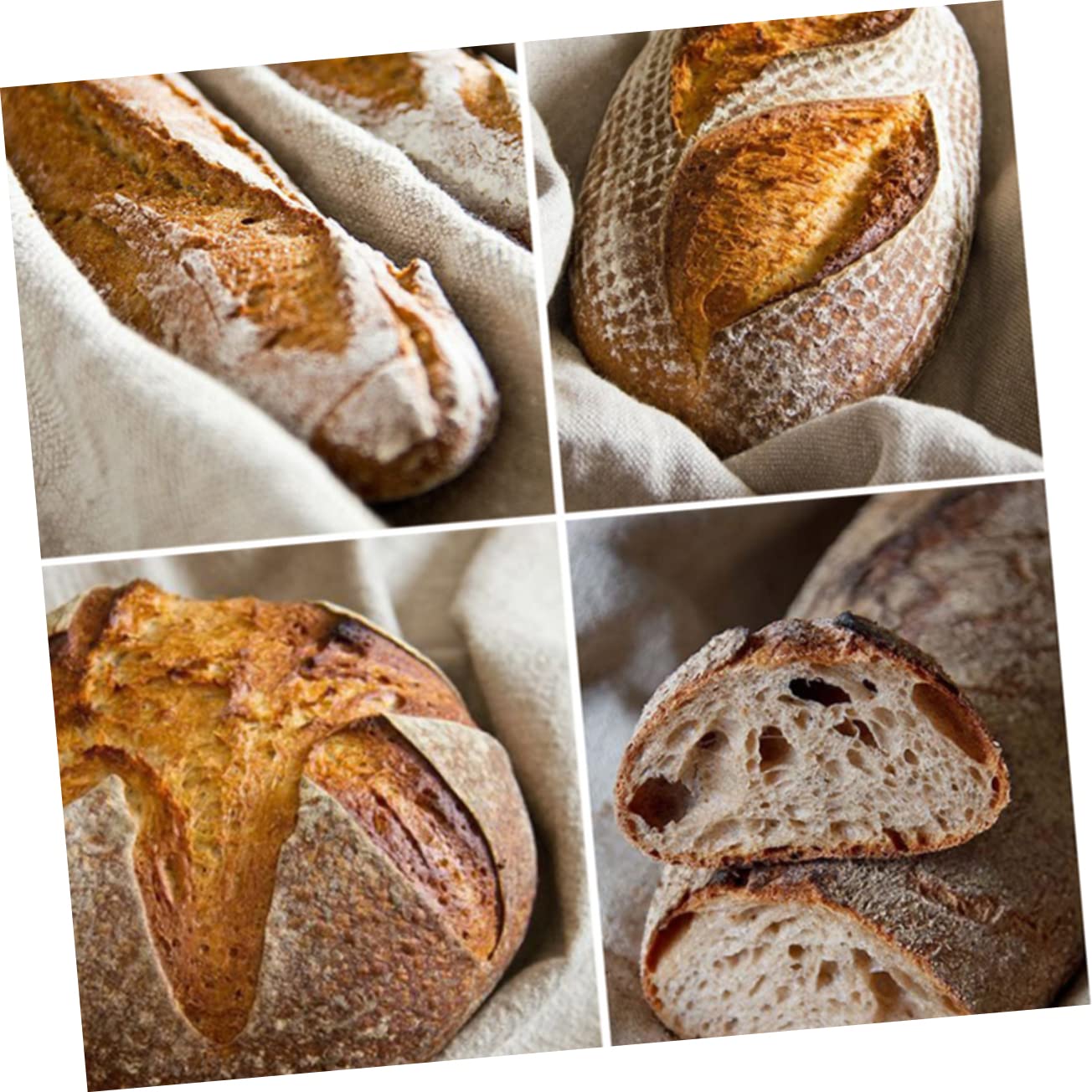 Großes Fermentiertes Baumwollgewebe Backzubehör für Brotbacken zu Hause Leicht zu Verstauen für Werkzeuge zur Konditorei