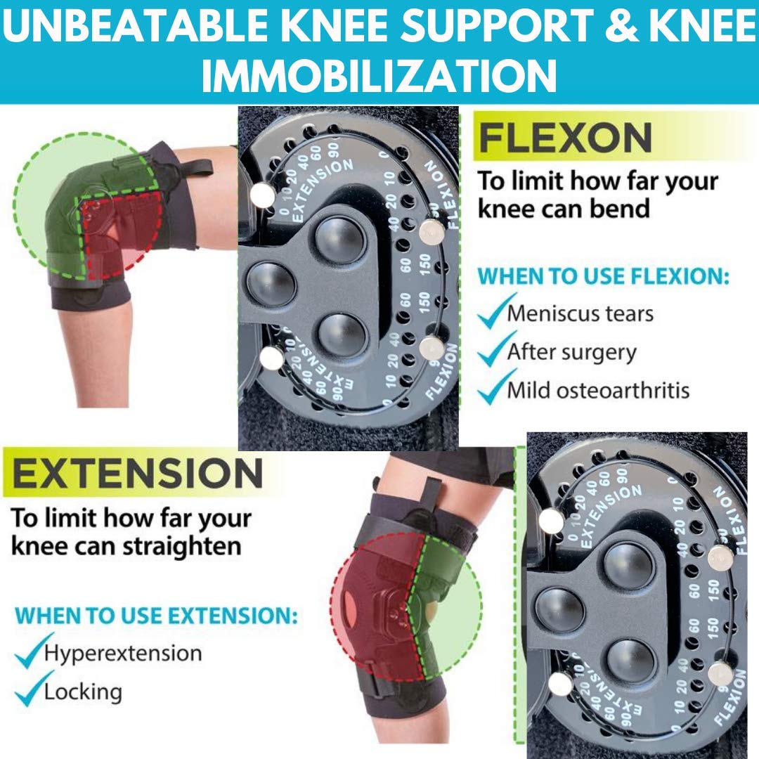 Buy Comfyorthopedic Wrap Around Hinged Knee Brace Immobilizer with