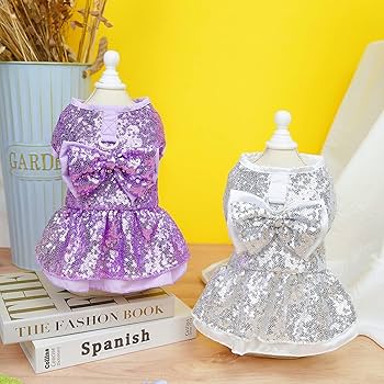 Amazon.com : Tangpan Sequins Bow-Knot Pet Dance Dress Dog Amazon.com : Tangpan Sequins Bow-Knot Pet Dance Dress Dog