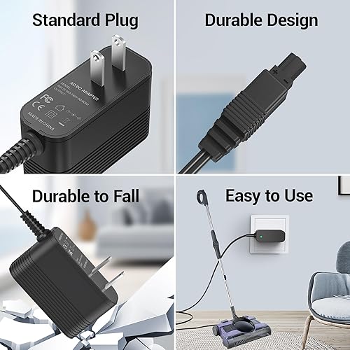 Miniatura 4 de Cargador de 11 V para aspiradoras Shark V2945Z V2950 Cable de alimentación para cargador de aspiradora Shark Reemplazo de fuente de alimentación