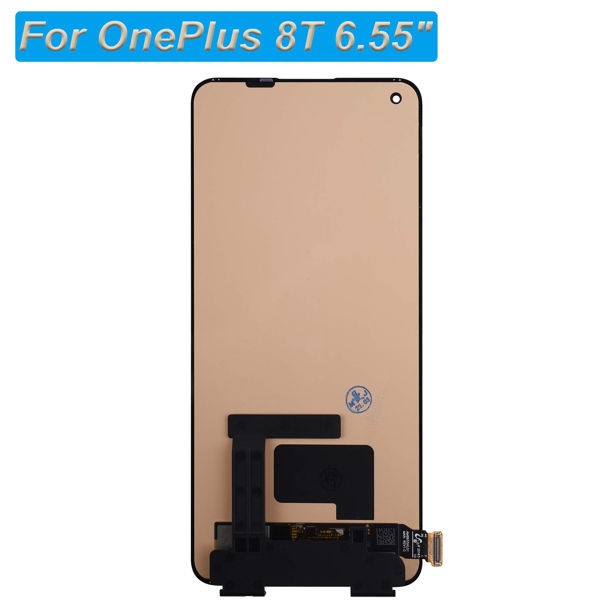 Display Ricambio Per Oneplus 8T KB2001 - Schermo LCD Con Touch Digitizer, Senza Impronte Digitali - Foto 3