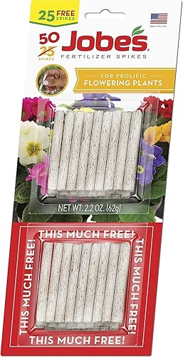 Jobe's 05231T - Picos fertilizantes para plantas con flores 10-10-4, multicolor - 1