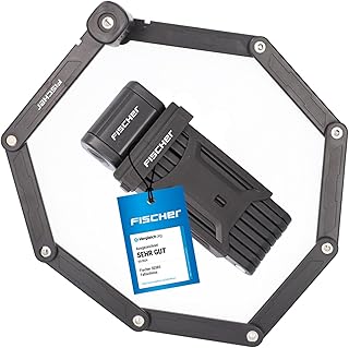 Fischer Folding Lock incl. Holder, black, 110 cm