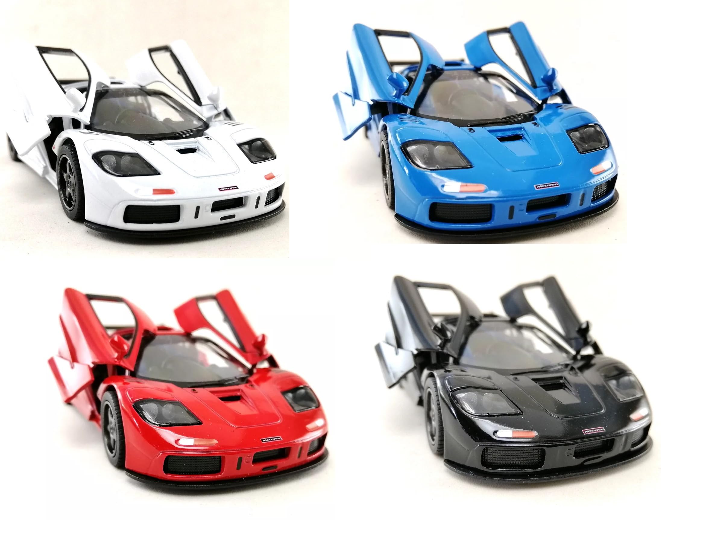 ミニカーセット 6台 McLaren MP4-29 F14-T KITMEER 1:34 Scale 1955 McLaren F-1 GTR Die-Cast Model Sport Car