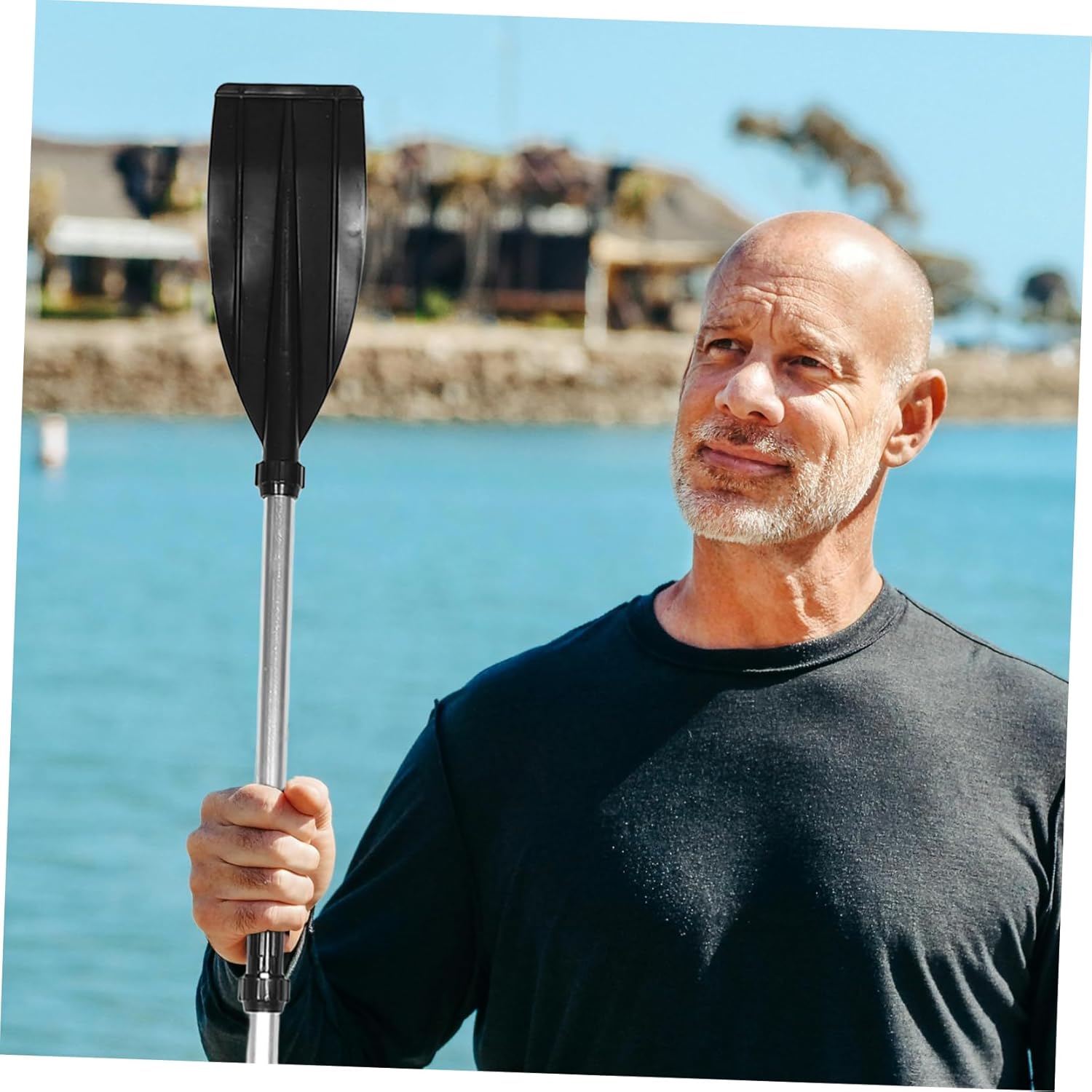 1Set Lightweight Aluminum Alloy Kayak Oars for Inflatable Boats Fishing and Paddleboarding Sturdy Detachable Design for Easy Storage and Versatile Water Activities