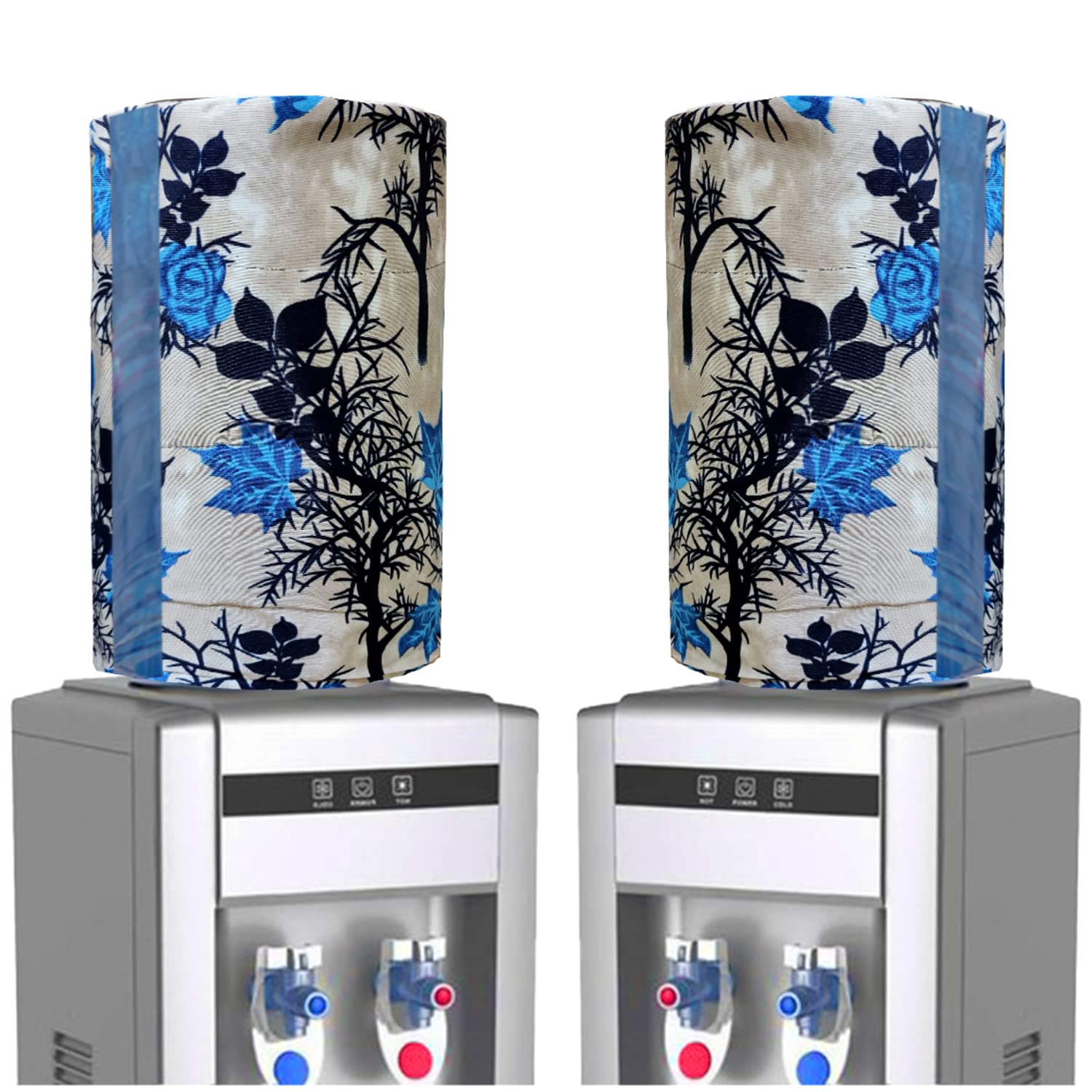 KANUSHI Industries® 2 Pc Water Dispenser Bottle Cover with Water Level Indication 20 L (WDBLUE