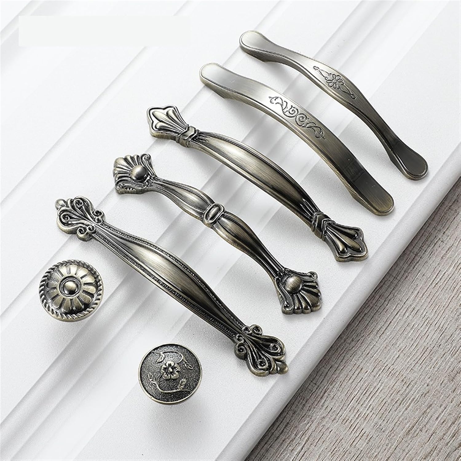 Zine Alloy 128mm Kitchen Drawer Cabinet Door Handle Furniture Knobs Wardrobe Cupboard Pull Handles 1Pcs (Color : 398-128)