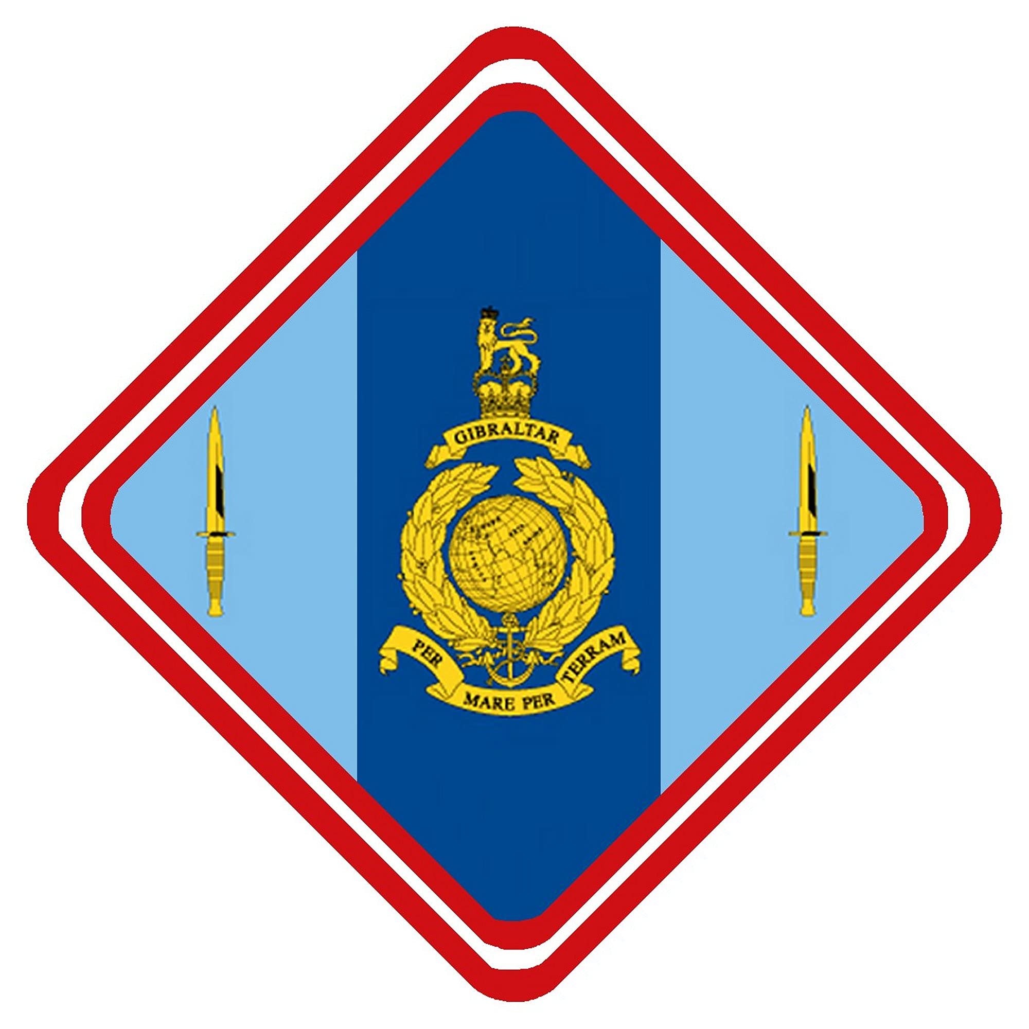 40 Commando Royal Marines Military Metal Car Window Sign