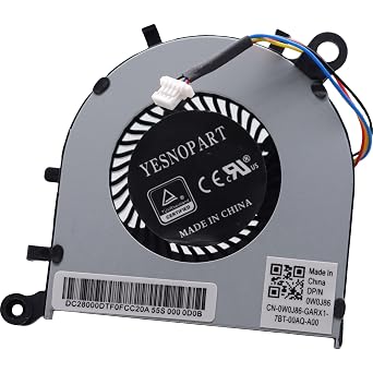 Replacement CPU Cooling Fan XHT5V 0XHT5V DFS150505000T for Dell XPS 13 9343 9350 9360 2015