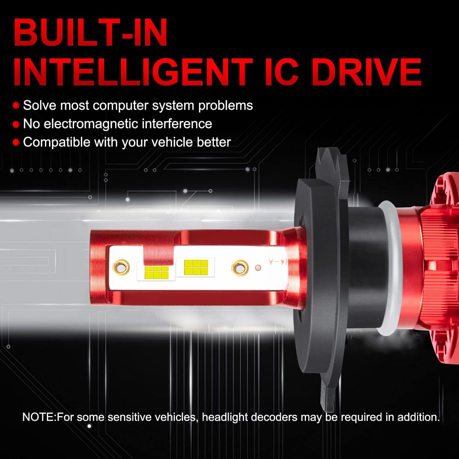 For Toyota 4Runner 1999-2002 Light Bulbs, 800% Brightness Hi and Lo Beam+Fog Light Bulbs, 6500K White, 36000LM Super Bright, IP68 Waterproof, Superfocused Beam Mode, 4PCS