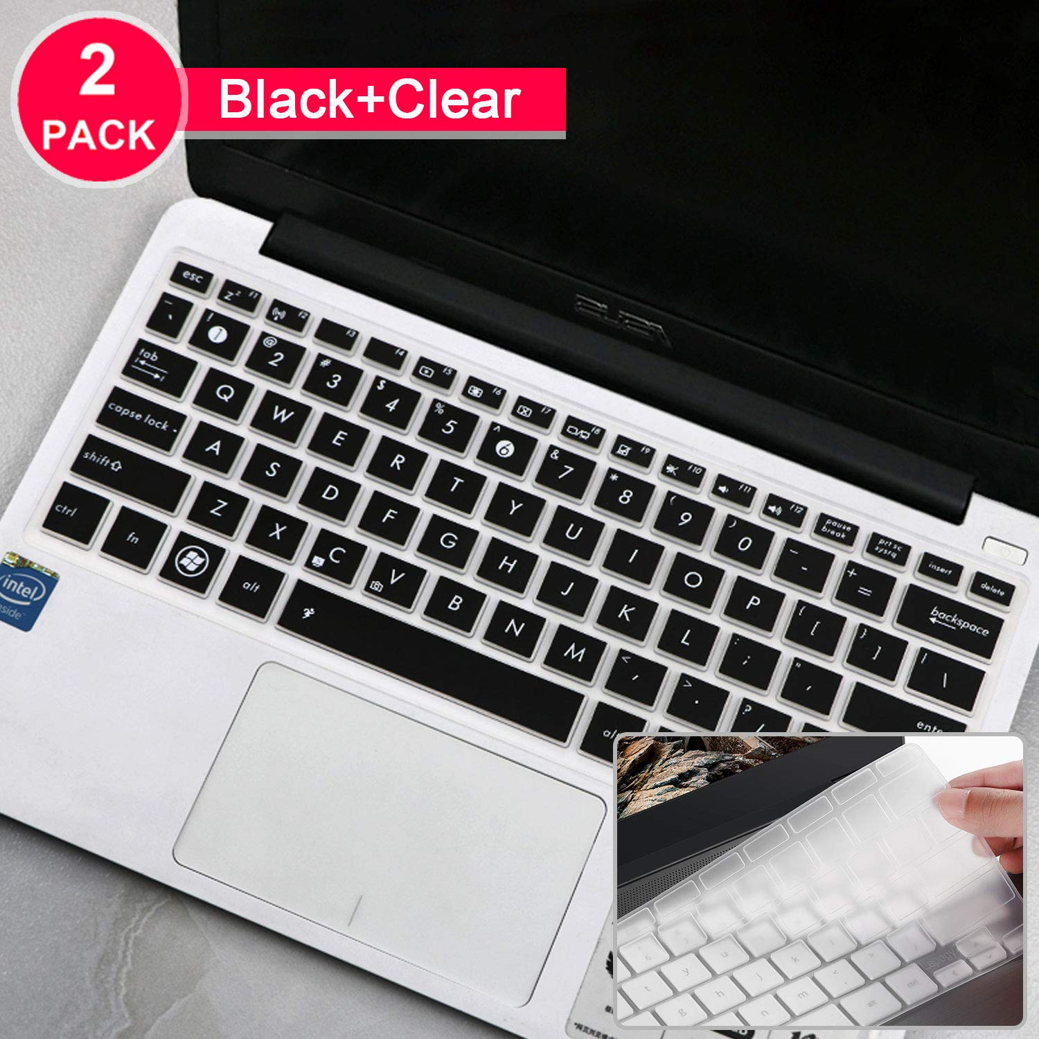 Lapogy 2pcs Keyboard Silicone Cover For Asus Vivobook ma L3ma Asus Keyboard Protector 11 6 Asus Vivobook Ux21e Buy Online In Japan At Desertcart Jp Productid