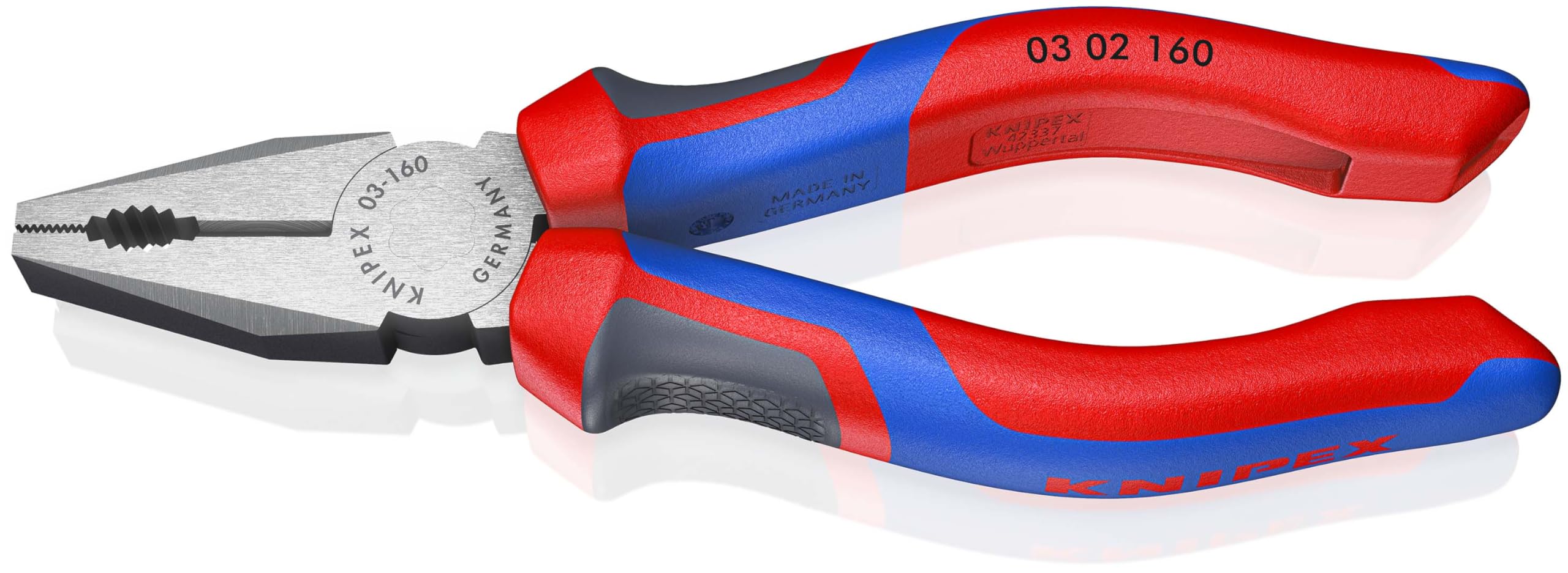 Knipex 03 02 160 Combination Pliers Multi Component Grips 160mm