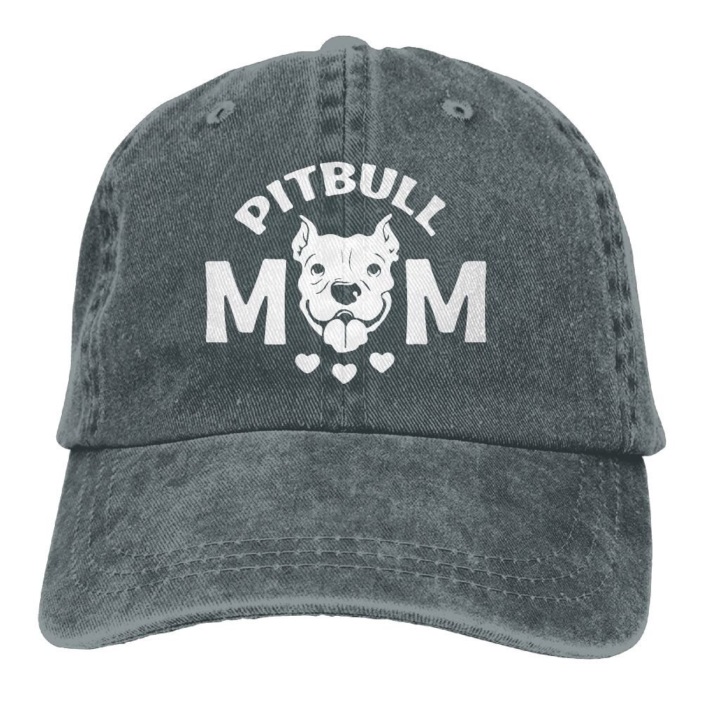 Baseball Cap Pitbull Mom 1-1 Women Snapback Casquettes Polo Style Low Profile